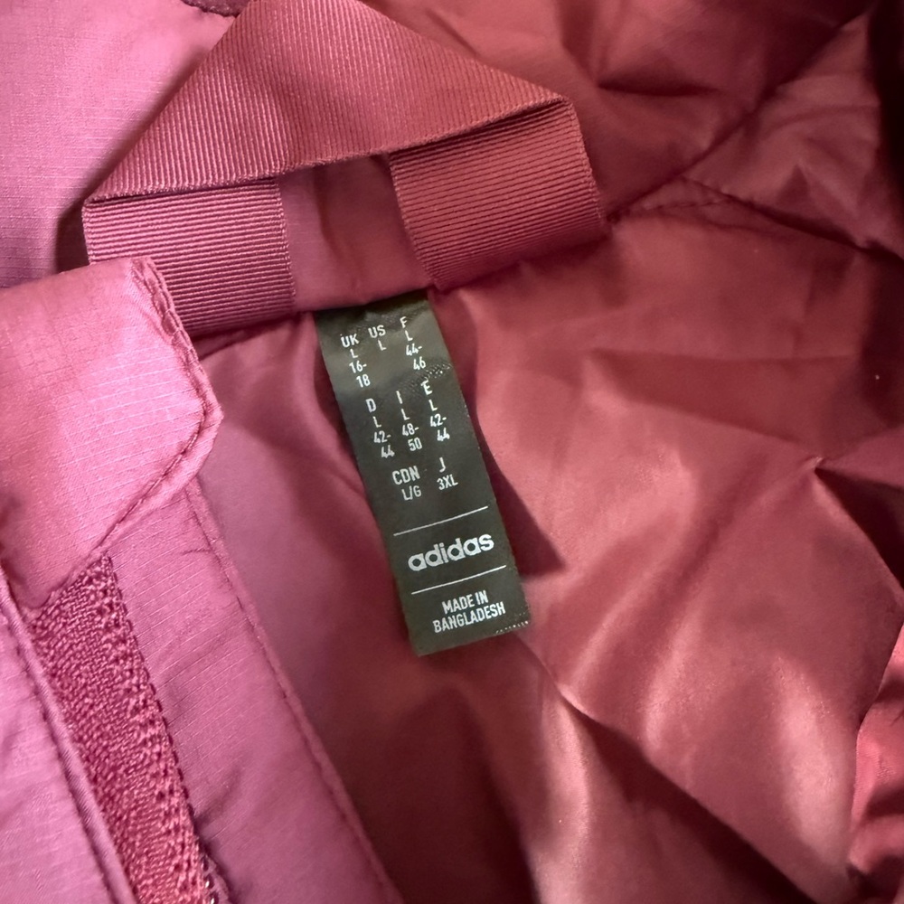 Adidas Terrex Multi Insulation Shadow Red Hiking Jacket IB4210 Women’s Size L - Picture 4 of 10